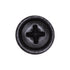 Auveco No. 10654 #8-18 X 1-1/4" Phillips Ov #6 Head AB W/SEMS Tapping Screw -Black, Quantity - 100