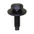 Auveco No. 10823 Hex Head SEMS W/ Dog Pt 1/4"-20 X 7/8" - Black, Quantity - 50