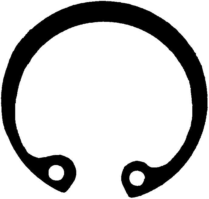 Auveco No. 11495 62mm Internal Retaining Rings Din 1300 - Phosphate/Oil, Quantity - 10