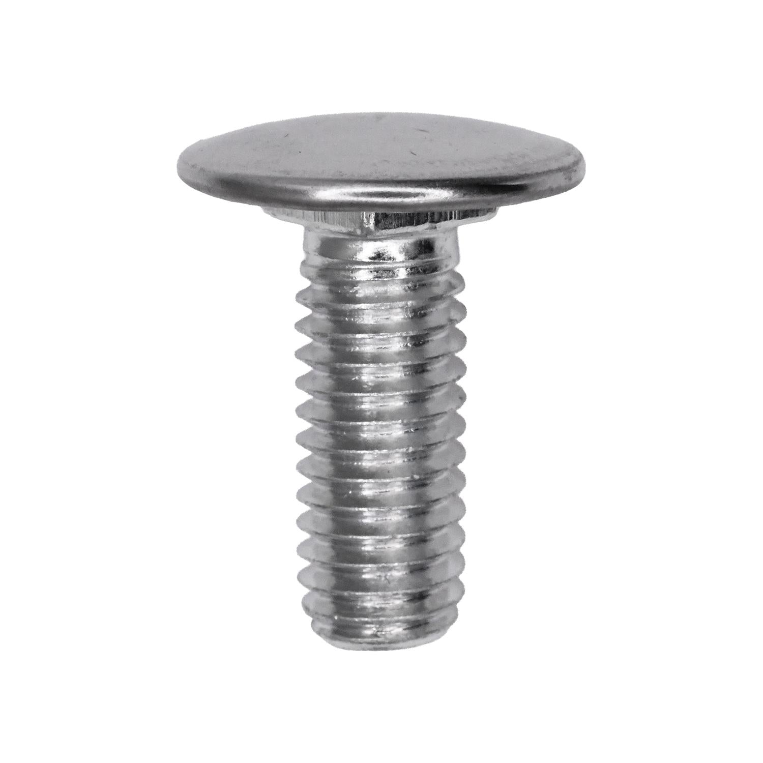 Auveco No. 11614 Bumper Bolt 3/8"-16 X 1" Stainless Cap Pan Head -GM, Quantity - 25