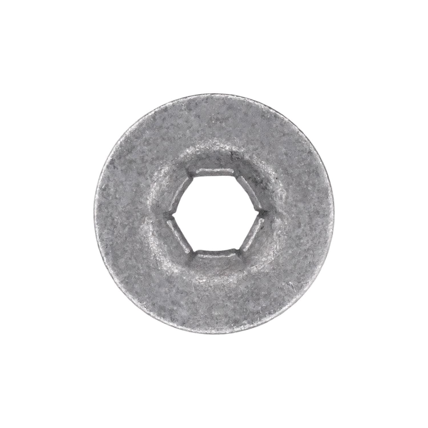 Auveco No. 12118 Push-On Retainer 3.2mm Stud 9.5mm Outside Diameter -Zinc, Quantity - 100