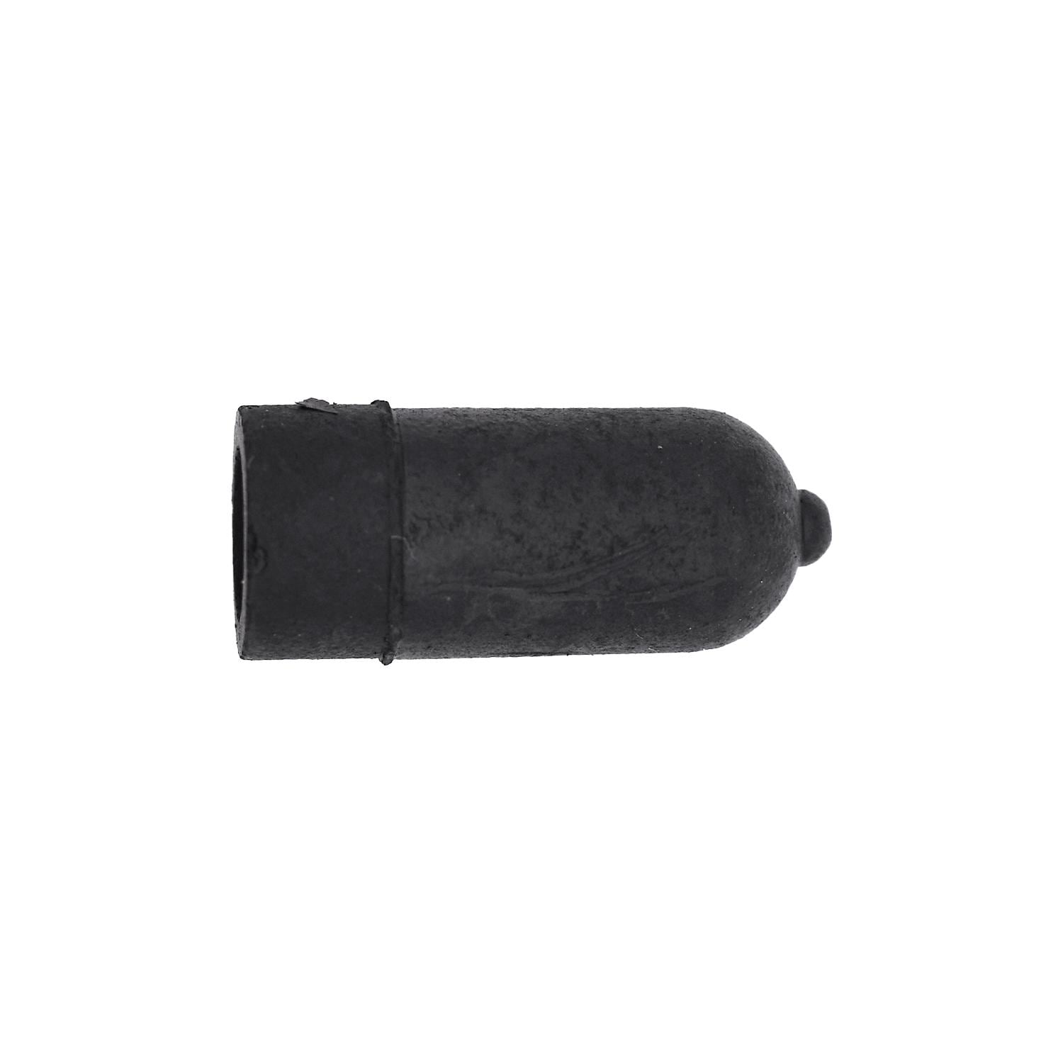 Auveco No. 12209 Rubber Vacuum Cap Black For 1/8" Diameter, Quantity - 25