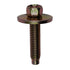 Auveco No. 12335 M6-1.0 X 28mm Indented Hex. Wash Head SEMS W/Dog - Zinc, Quantity - 25