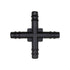 Auveco No. 12939 Nylon Cross Connector 3/16" All Ends, Quantity - 5