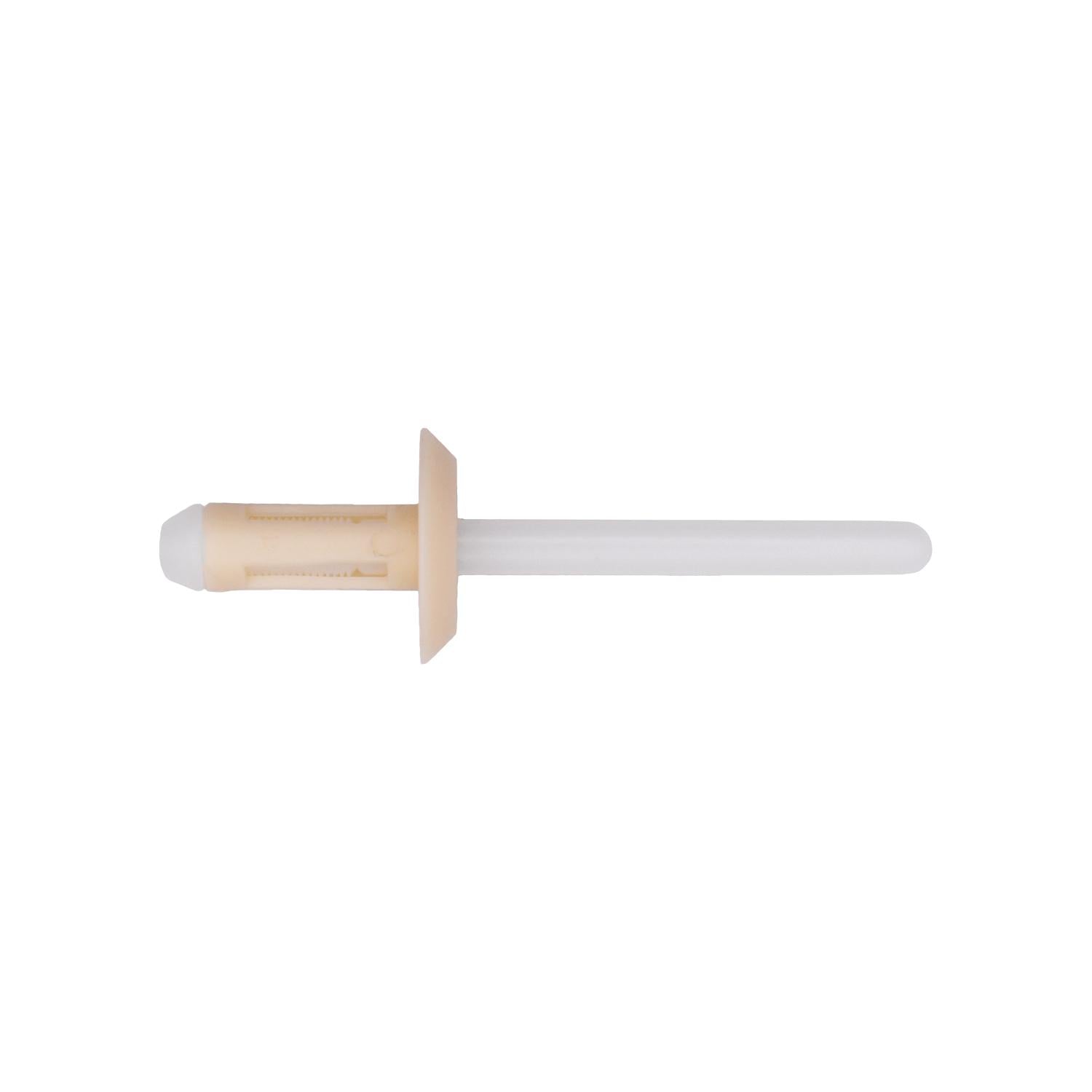 Auveco No. 13749 Nylon Expansion Rivet 1/4" Hole Diameter 2-3/16" Length, Quantity - 25