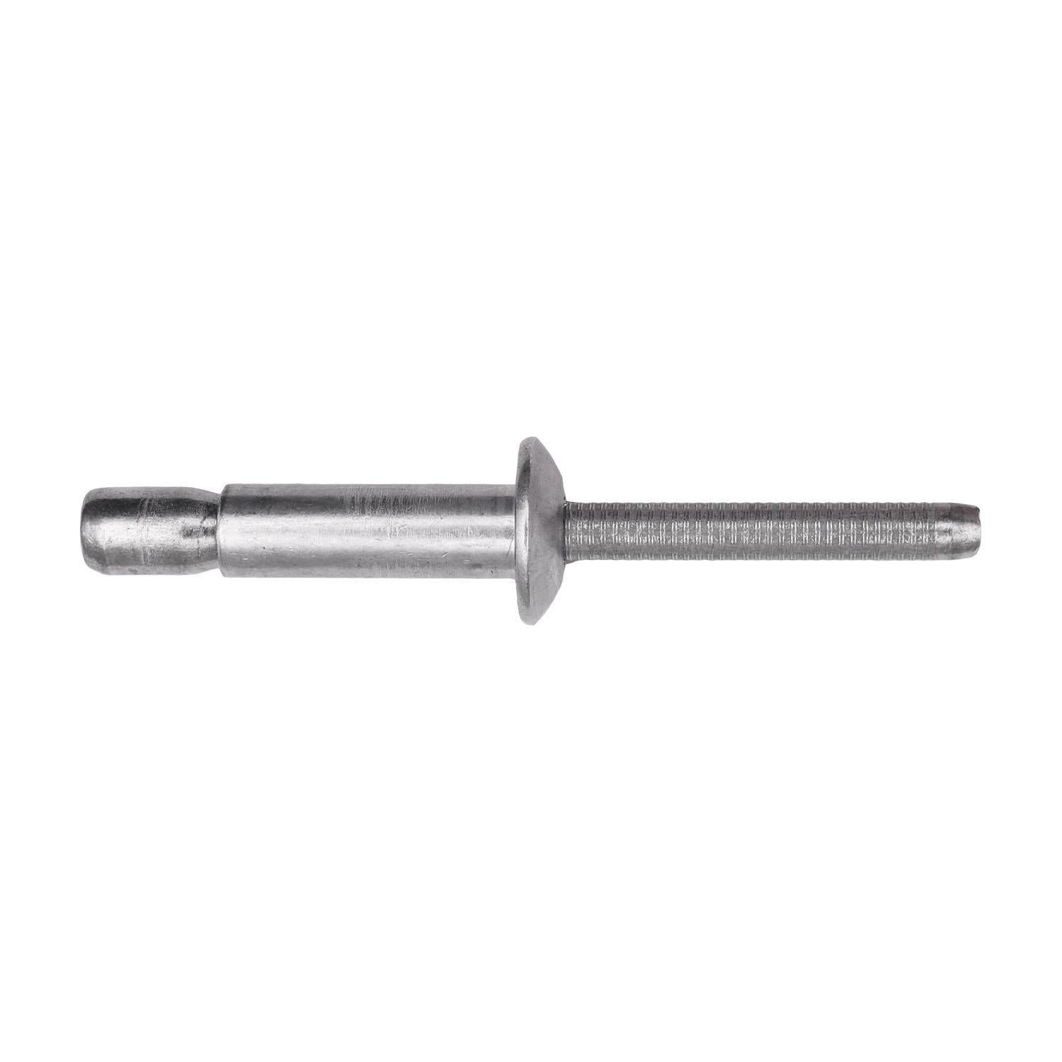 Auveco No. 13773 Monobolt Protruding Head 1/4" Diameter Aluminum, Quantity - 25