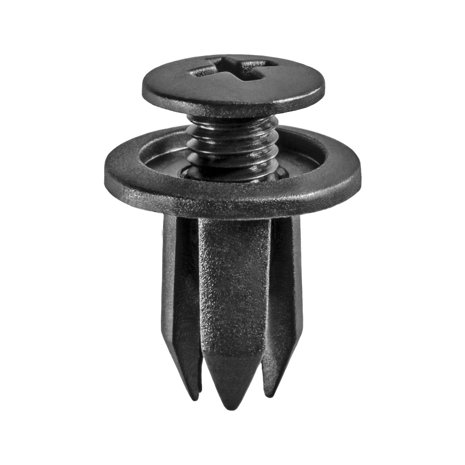 Auveco No. 14697 Push-Type Retainer 14mm Head Diameter 11mm Length, Quantity - 25