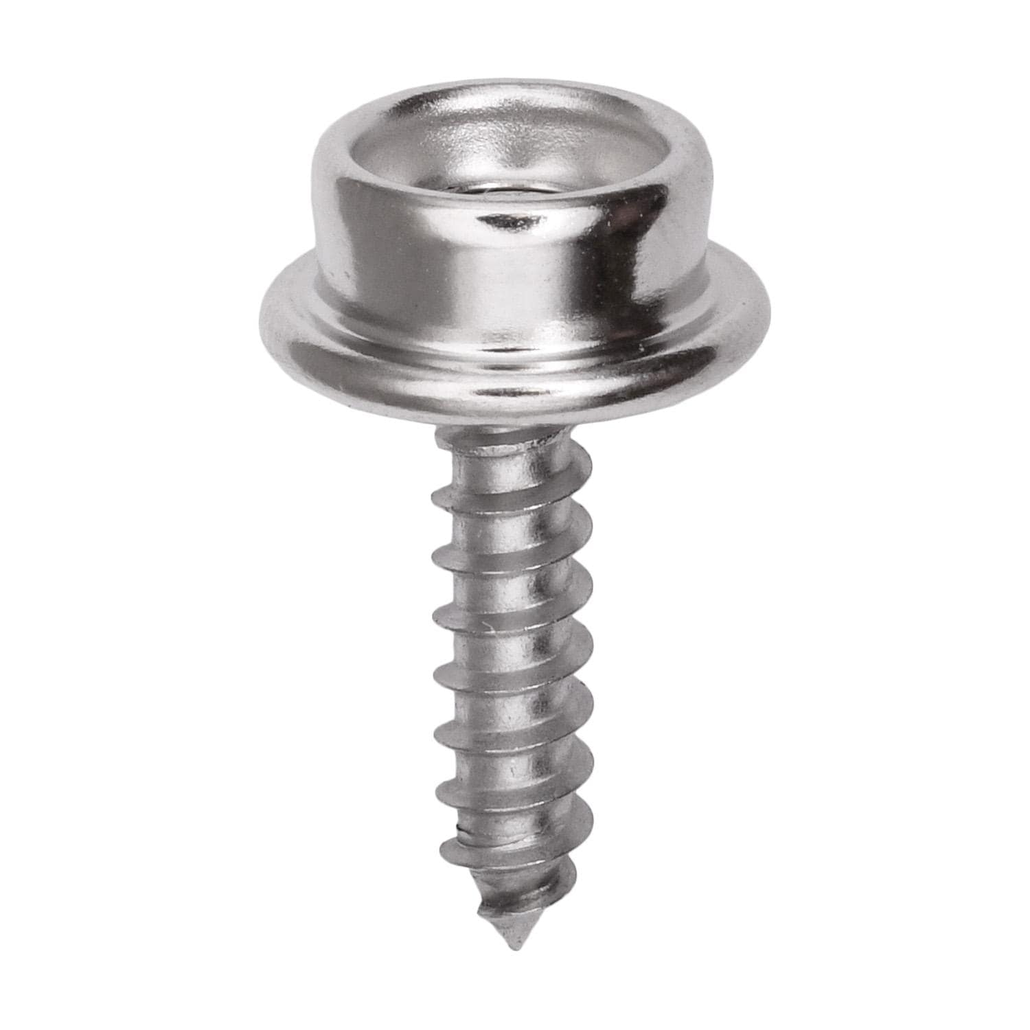 Auveco No. 14834 Stainless Steel Screw Stud Fastener #8 X 5/8", Quantity - 50