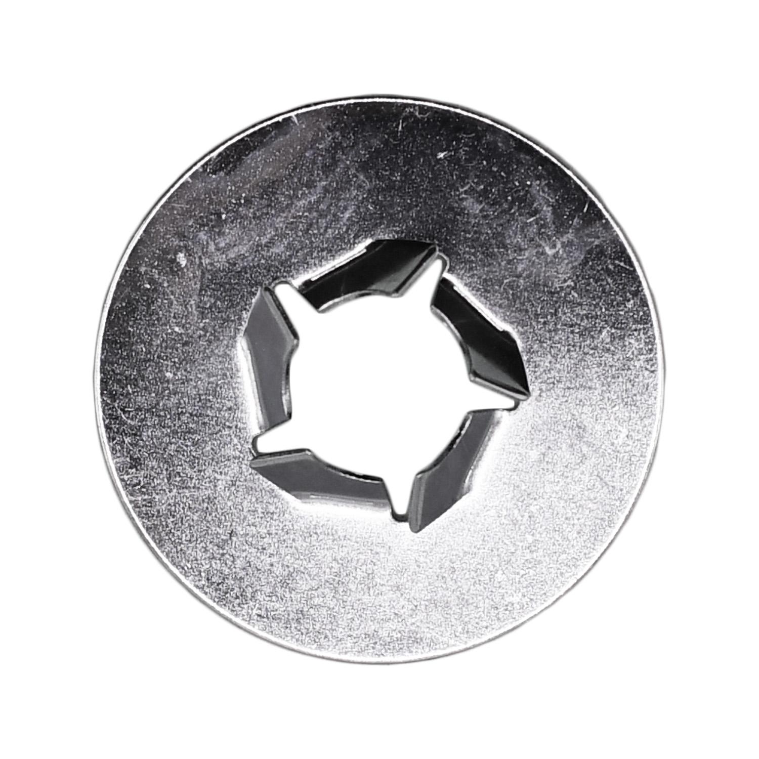 Auveco No. 14980 Pushnut Bolt Retainer M6-1.0 Thread 17mm Outside Diameter, Quantity - 100