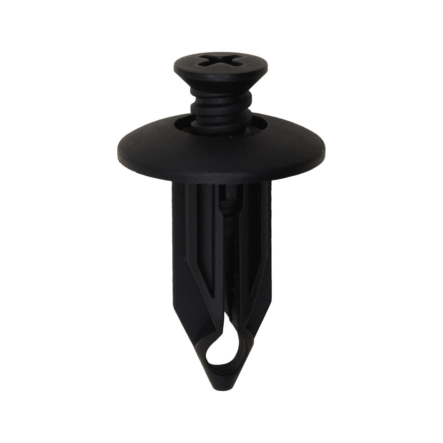 Auveco No. 14998 Push Type Retainer 27/32" Head Diameter 1" Length, Quantity - 25