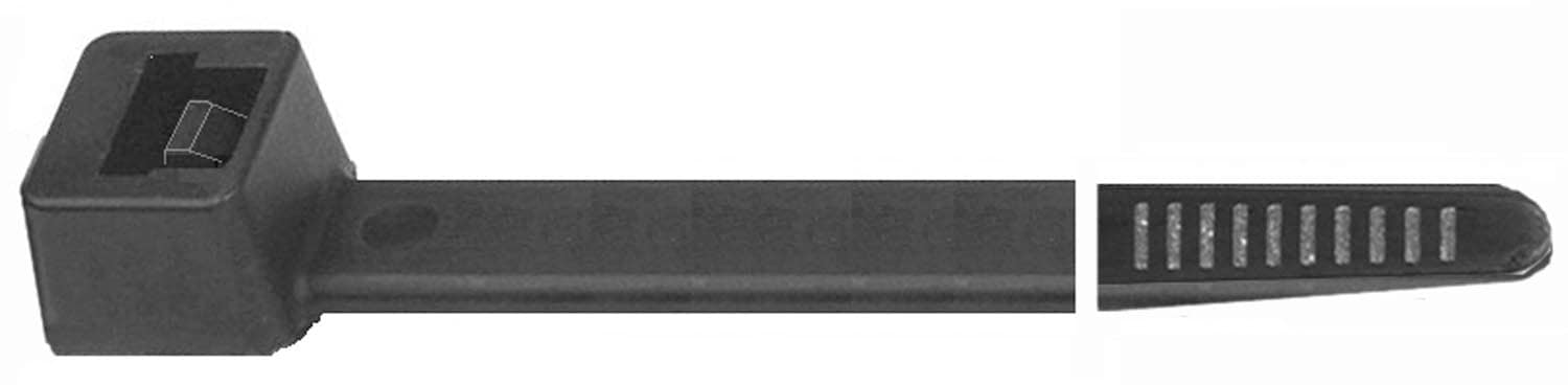 Auveco No. 15148 Black Nylon Cable Tie 14 Length, Quantity - 25