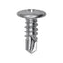 Auveco No. 15171 Ph. Low Profile Rnd Wash Head Tek #2 Screw #8 X 1/2", Quantity - 100