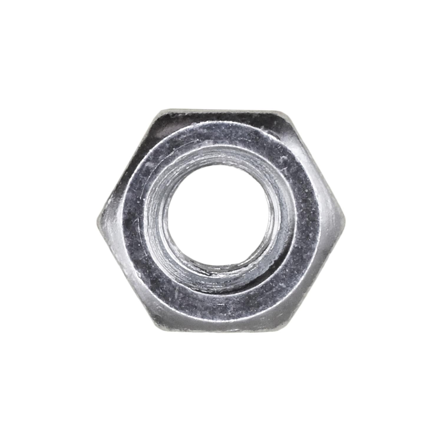 Auveco No. 15586 Grade 5 Hex Nut 1/4"-20 USS Zinc, Quantity - 100