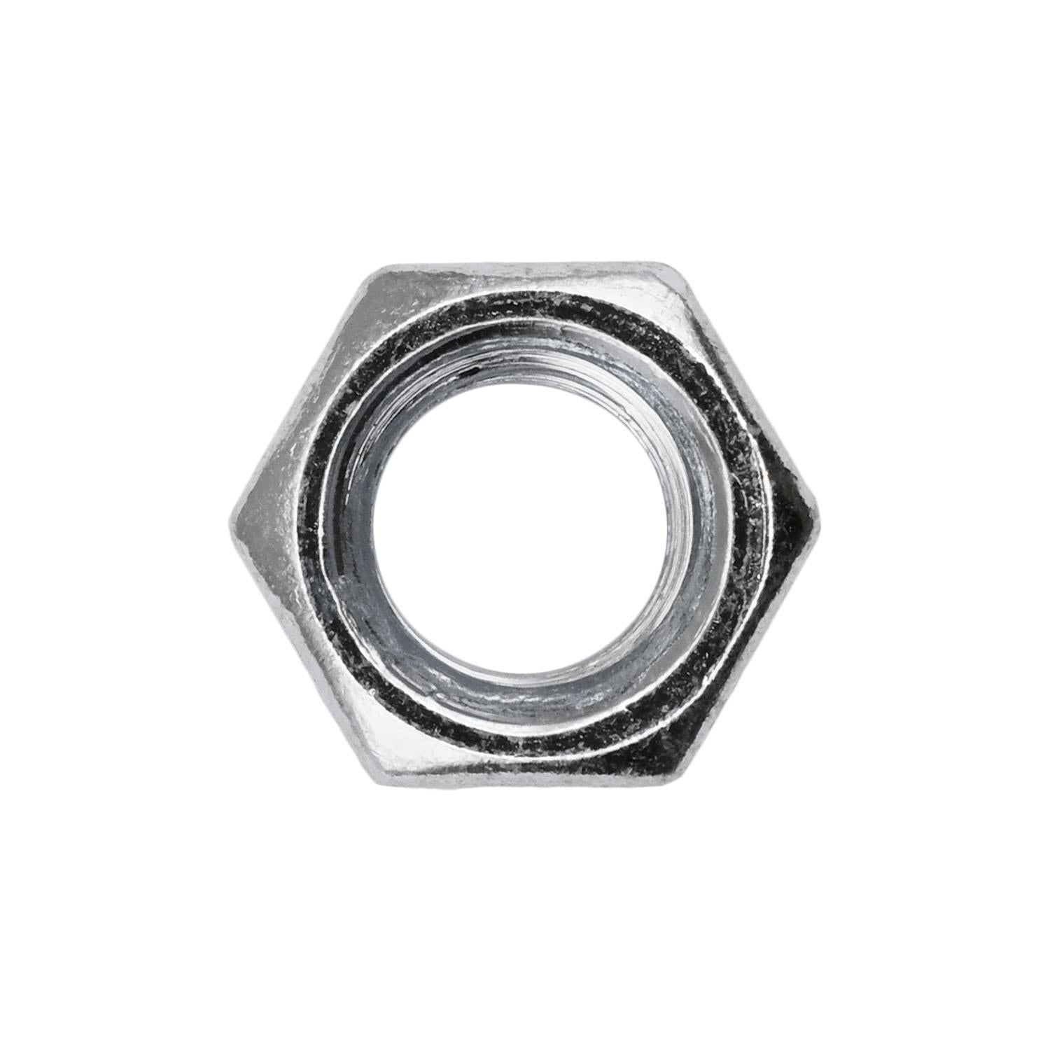 Auveco No. 15588 Grade 5 Hex Nut 3/8"-16 USS Zinc, Quantity - 100