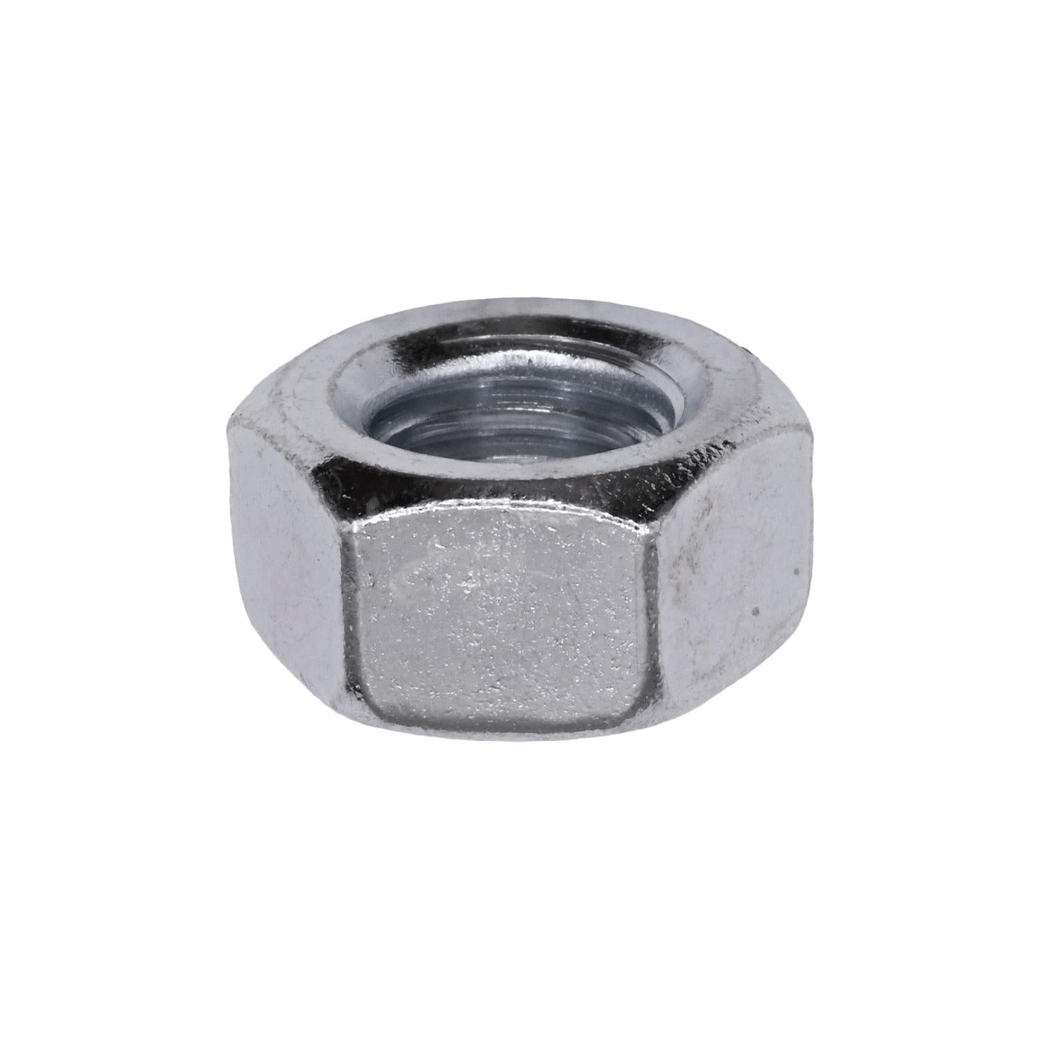 Auveco No. 15589 Grade 5 Hex Nut 7/16"-14 USS Zinc, Quantity - 50