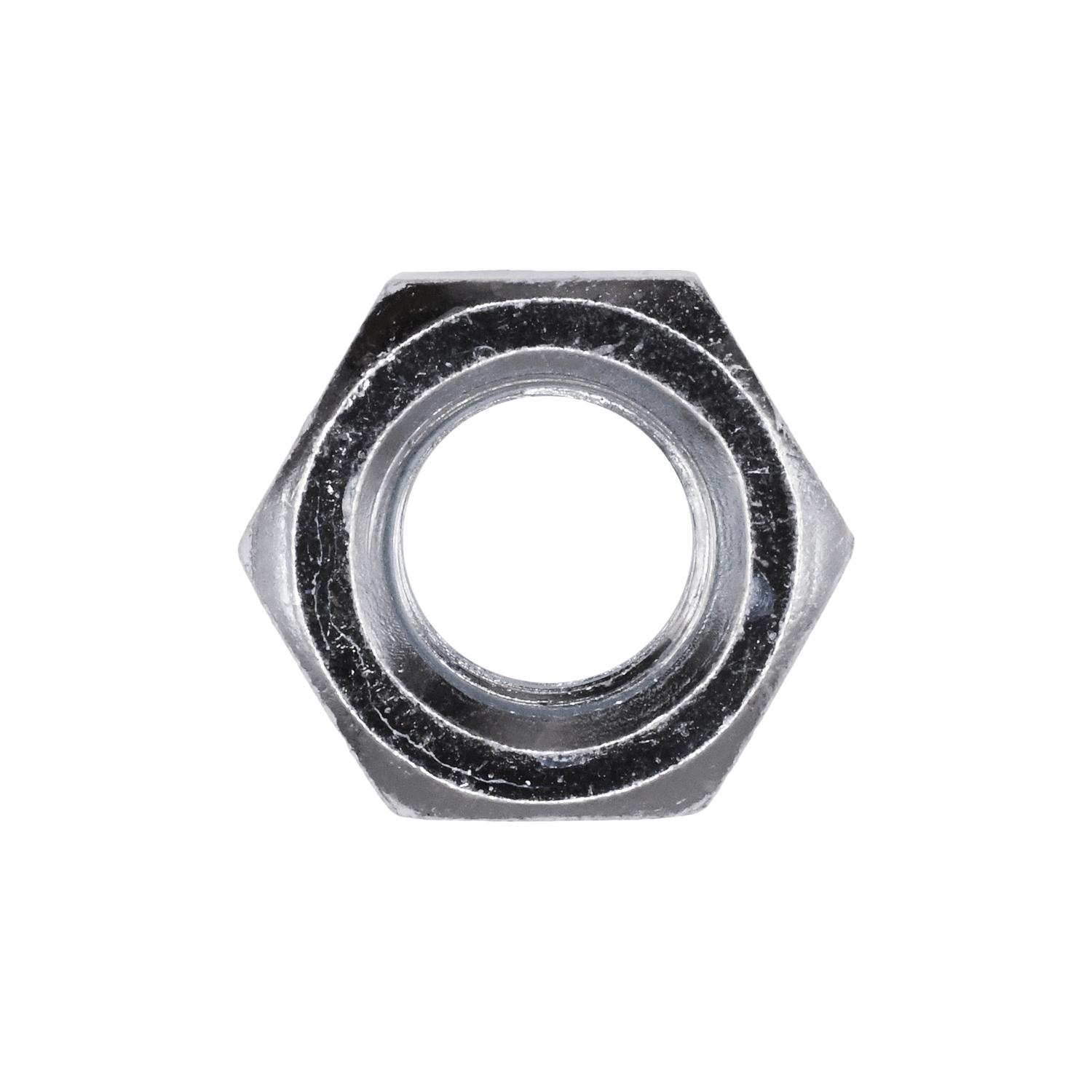 Auveco No. 15589 Grade 5 Hex Nut 7/16"-14 USS Zinc, Quantity - 50