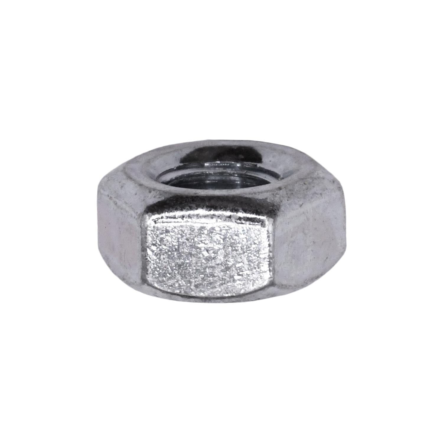 Auveco No. 15595 Grade 5 Hex Nut 1/4"-28 SAE Zinc, Quantity - 100