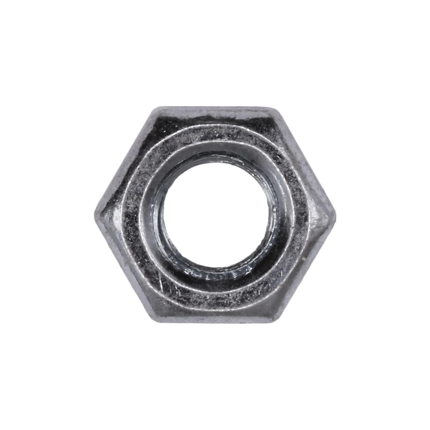 Auveco No. 15595 Grade 5 Hex Nut 1/4"-28 SAE Zinc, Quantity - 100