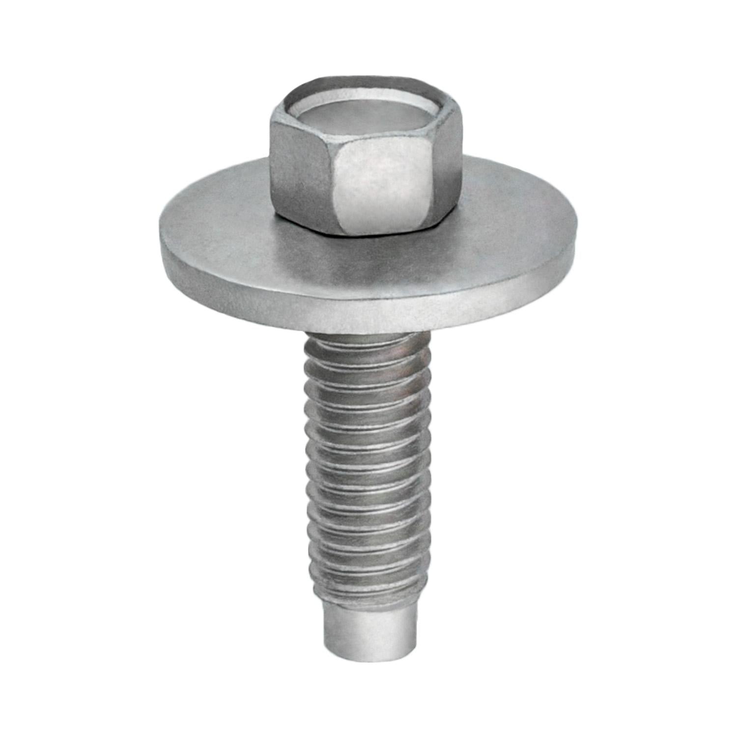 Auveco No. 15778 Hex Head SEMS Body Bolt Zinc M6-1.0 X 22.5mm, Quantity - 50