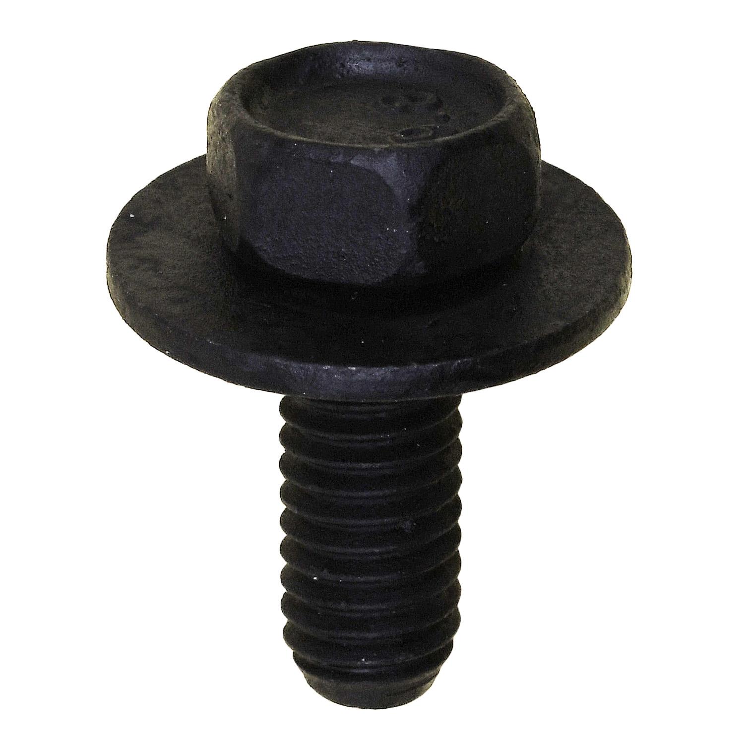 Auveco No. 15791 Hex SEMS Body Bolt Black Fluorocarb M6-1.0 X 16mm, Quantity - 50