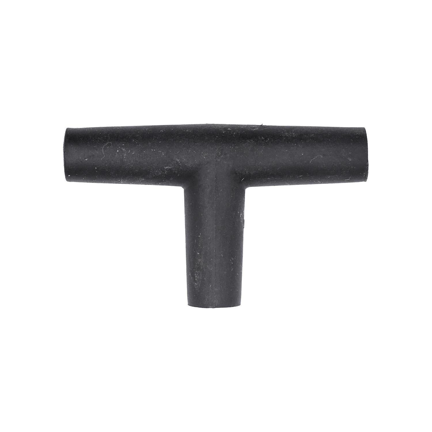 Auveco No. 16654 Tee Connector Santoprene Black 4mm, Quantity - 25