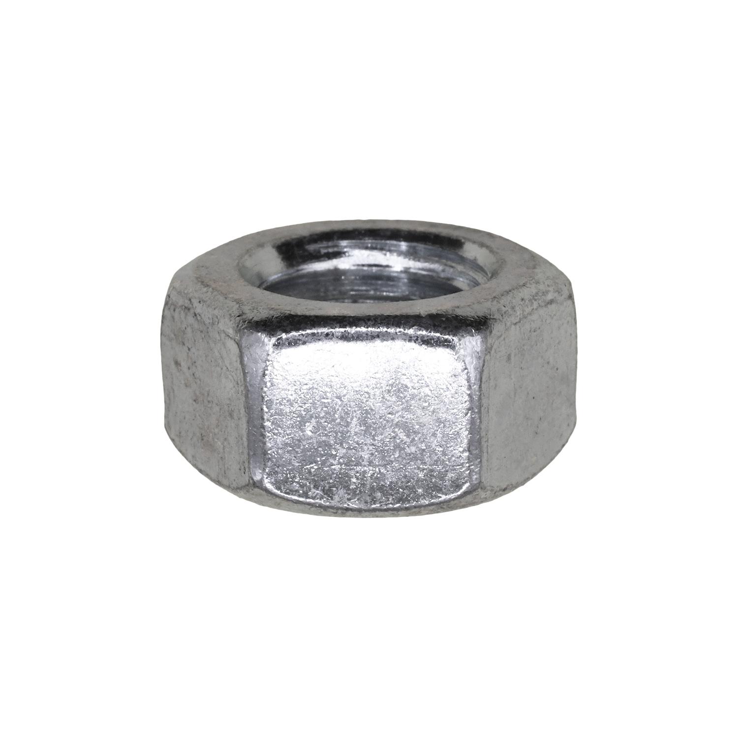 Auveco No. 16981 Grade 5 Hex Nut 9/16"-12 USS Thread Size Zinc, Quantity - 25