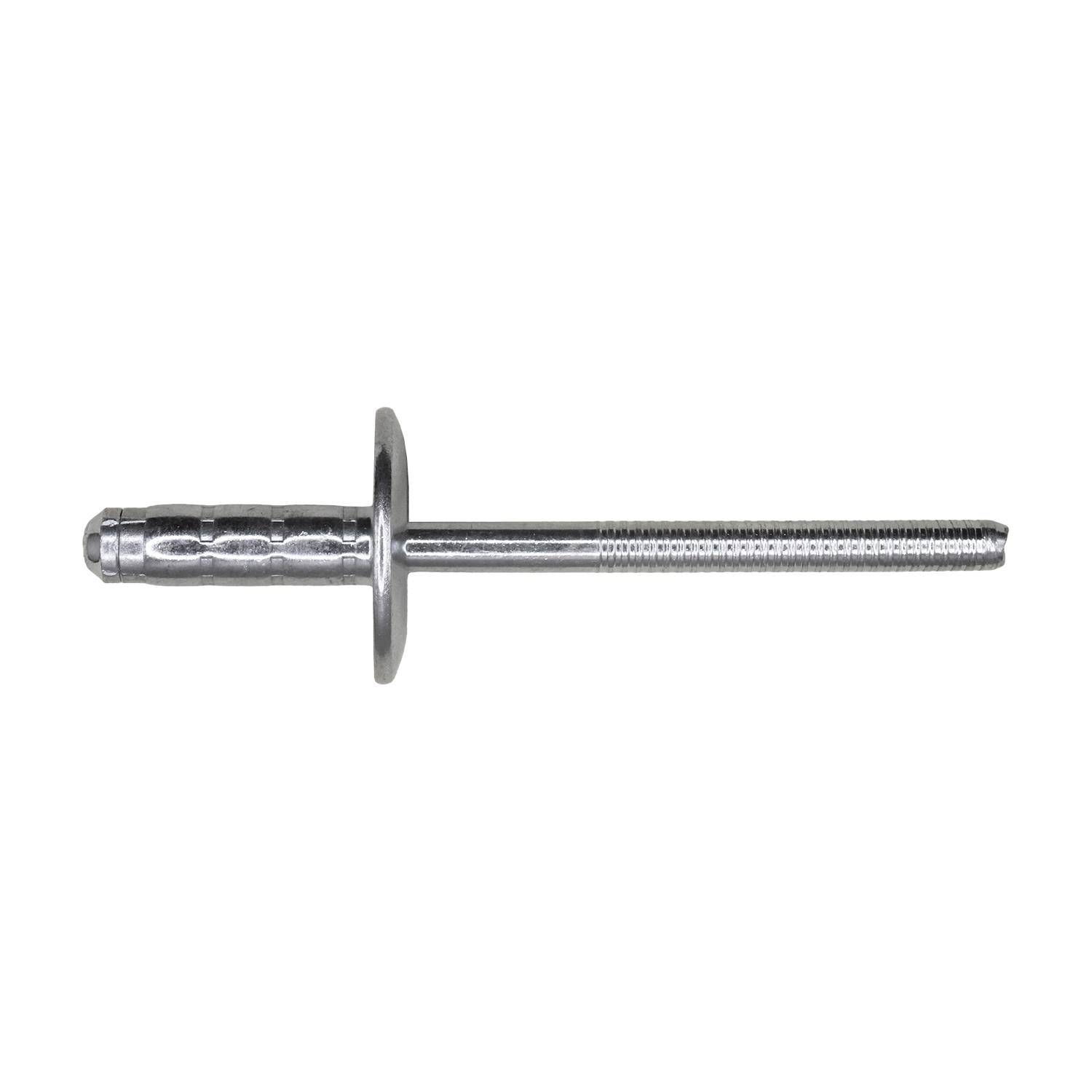 Auveco No. 16989 Stavex Large Flange Rivet 3/16" Diameter 1/4"-3/8" Grip, Quantity - 25