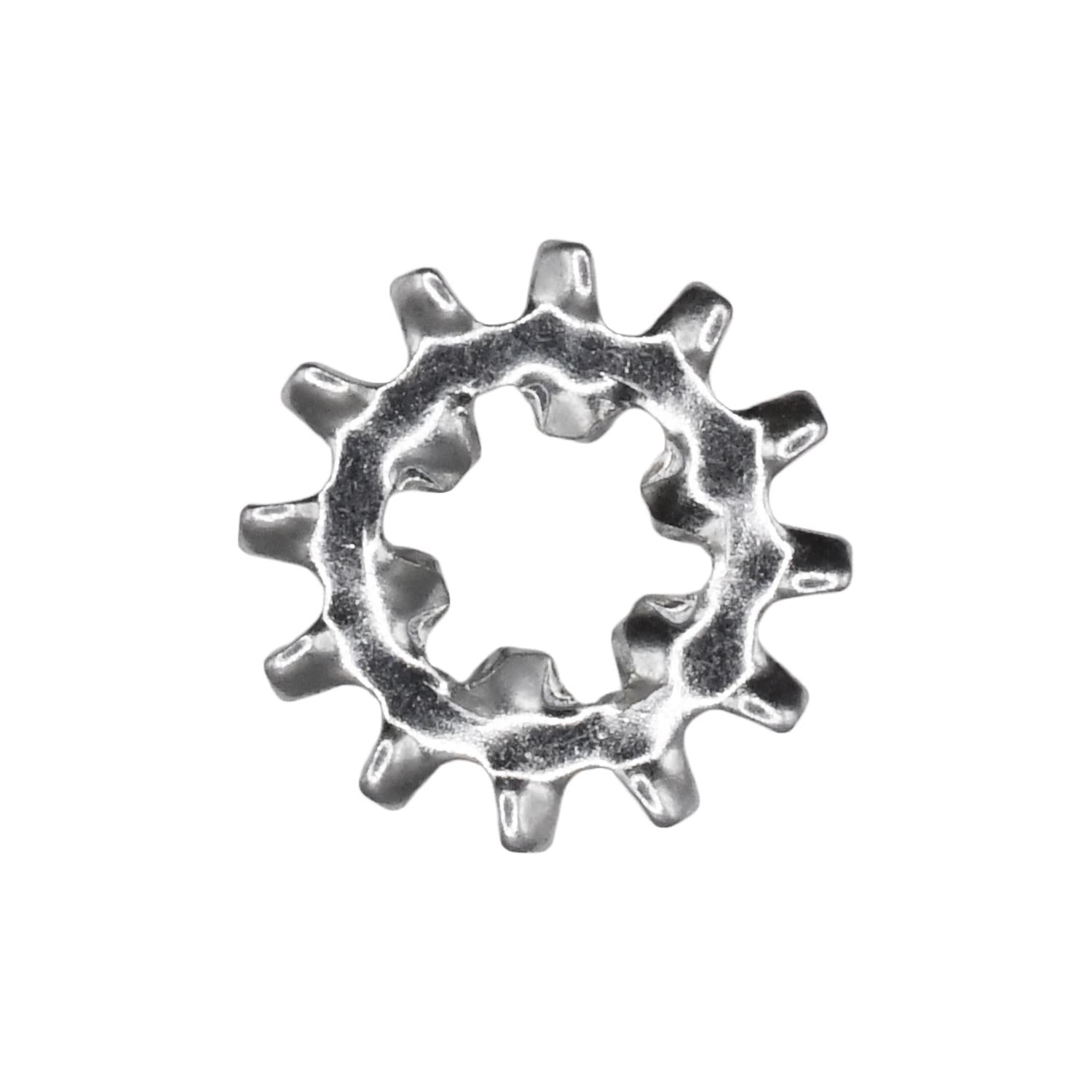 Auveco No. 17018 Int-External Combination Lock Washer #8 Zinc, Quantity - 100