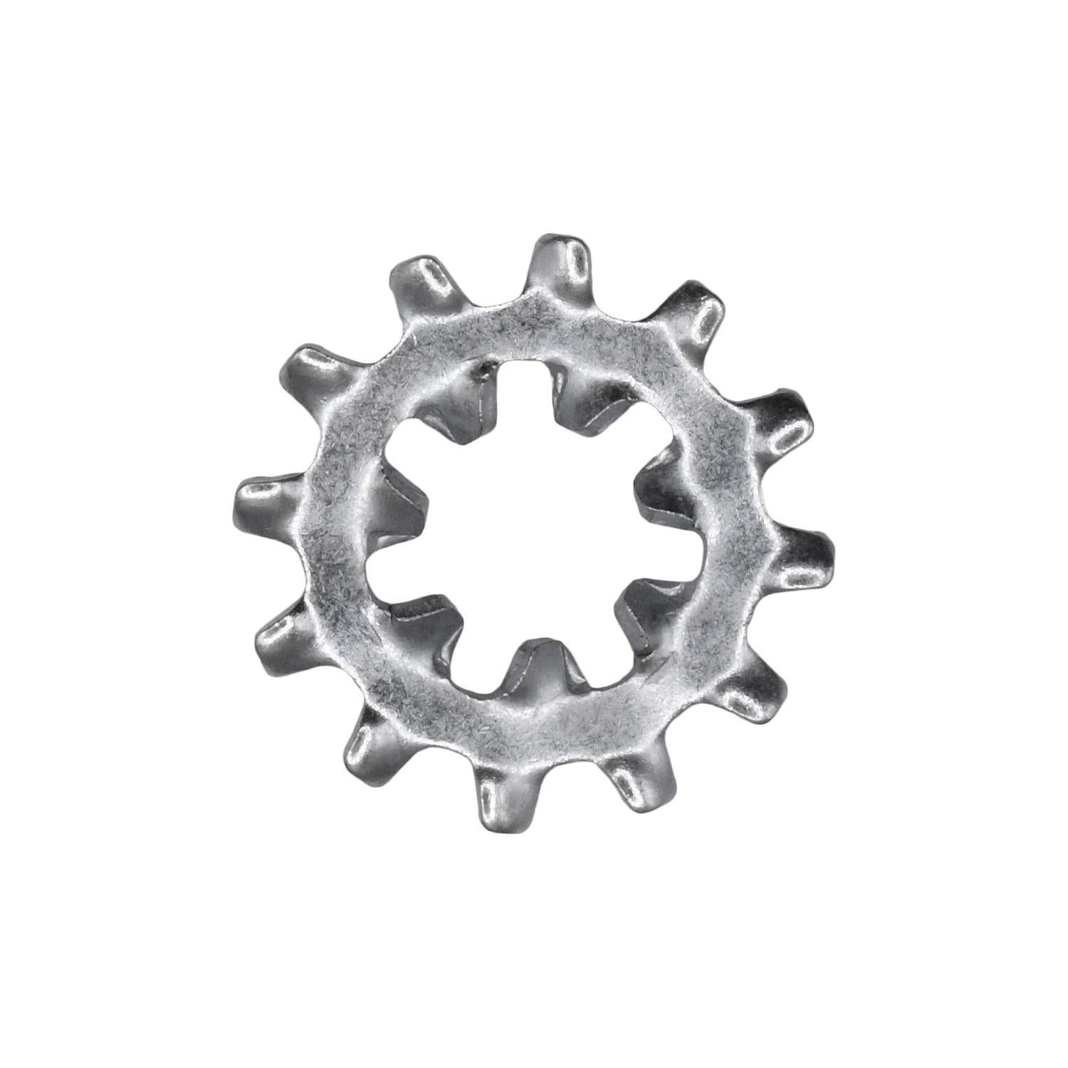 Auveco No. 17020 Int-External Combination Lock Washer 1/4" Zinc, Quantity - 100