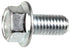 Auveco No. 17387 Jis Hex Flange Bolt M8-1.25 X 16mm Zinc, Quantity - 15