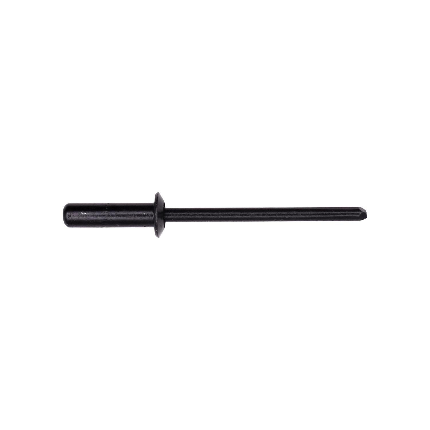 Auveco No. 17408 Closed End Rivet 1/8" Diameter 13/64" -9/32" Grip Aluminum Black, Quantity - 50