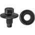 Auveco No. 18023 Oil Drain Plug W/Gasket M12-1.75 Thread Black, Quantity - 2