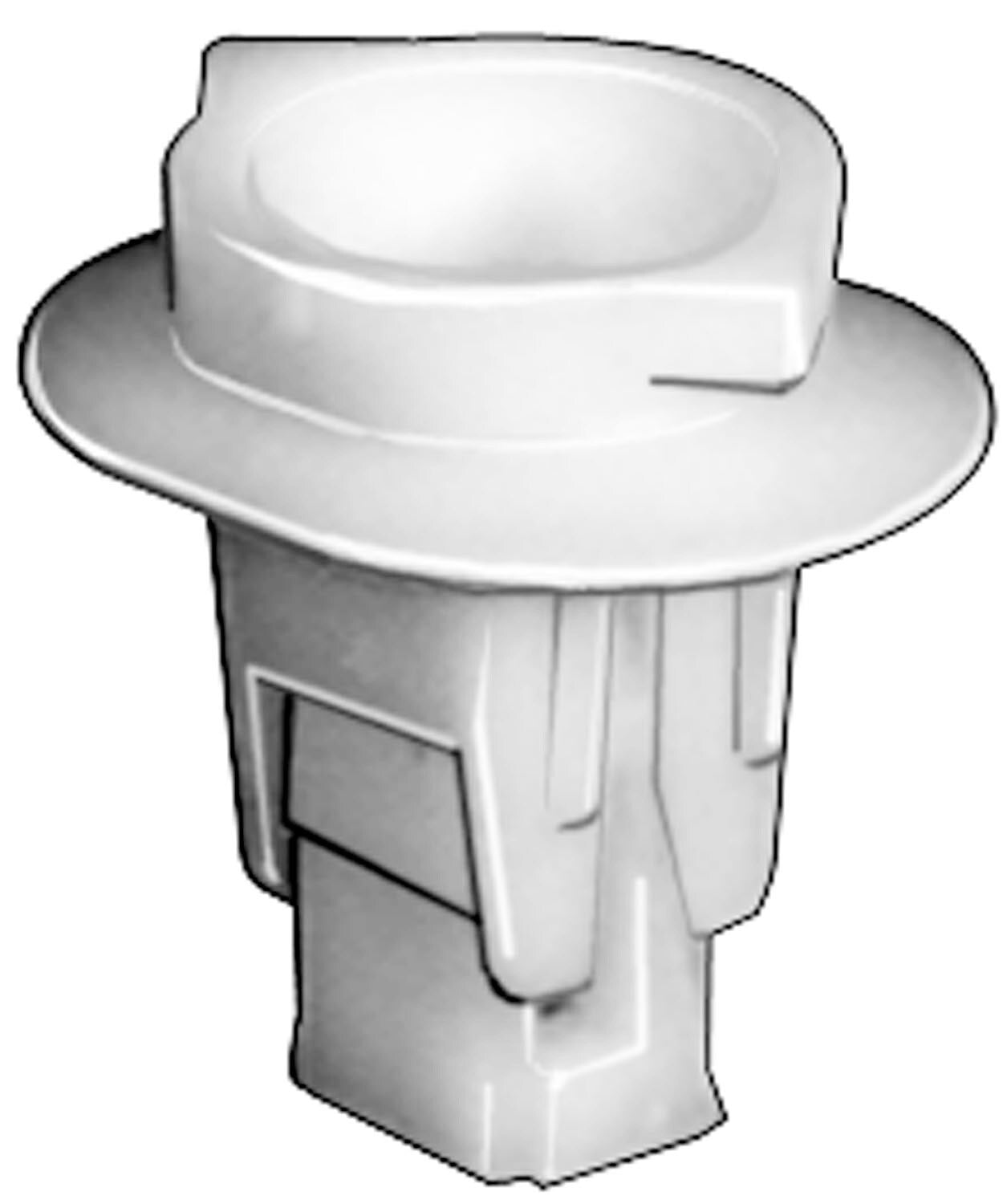 Auveco No. 19143 Honda Door Glass Guide Grommet #6 Screw Size, Quantity - 10