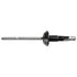 Auveco No. 19376 Volvo Rivet 5/32" Diameter 1/8"-11/32" Grip Aluminum Black, Quantity - 15