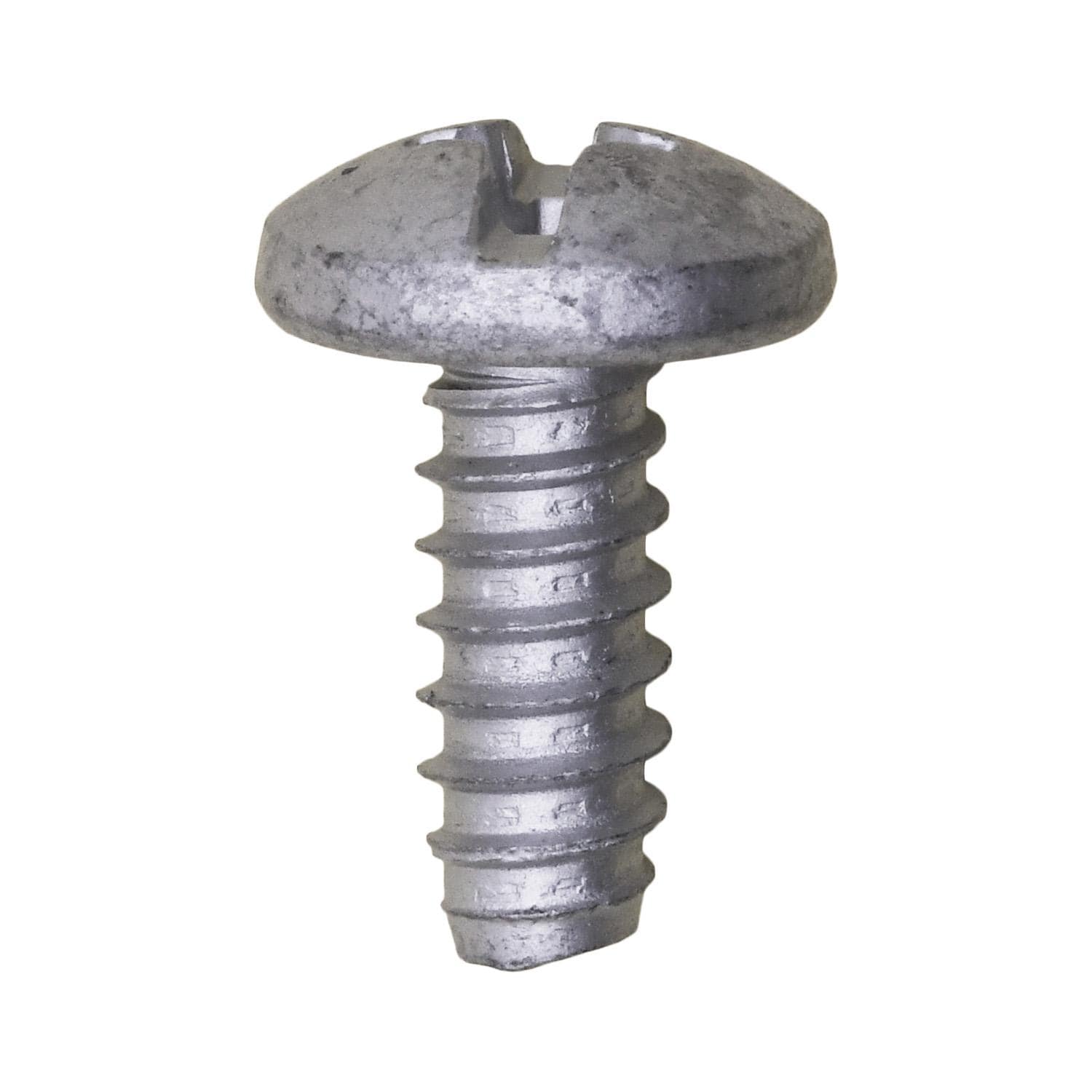 Auveco No. 19777 Duo-Drive Truss Head License Plate Screw 14mm Head Diameter, Quantity - 50