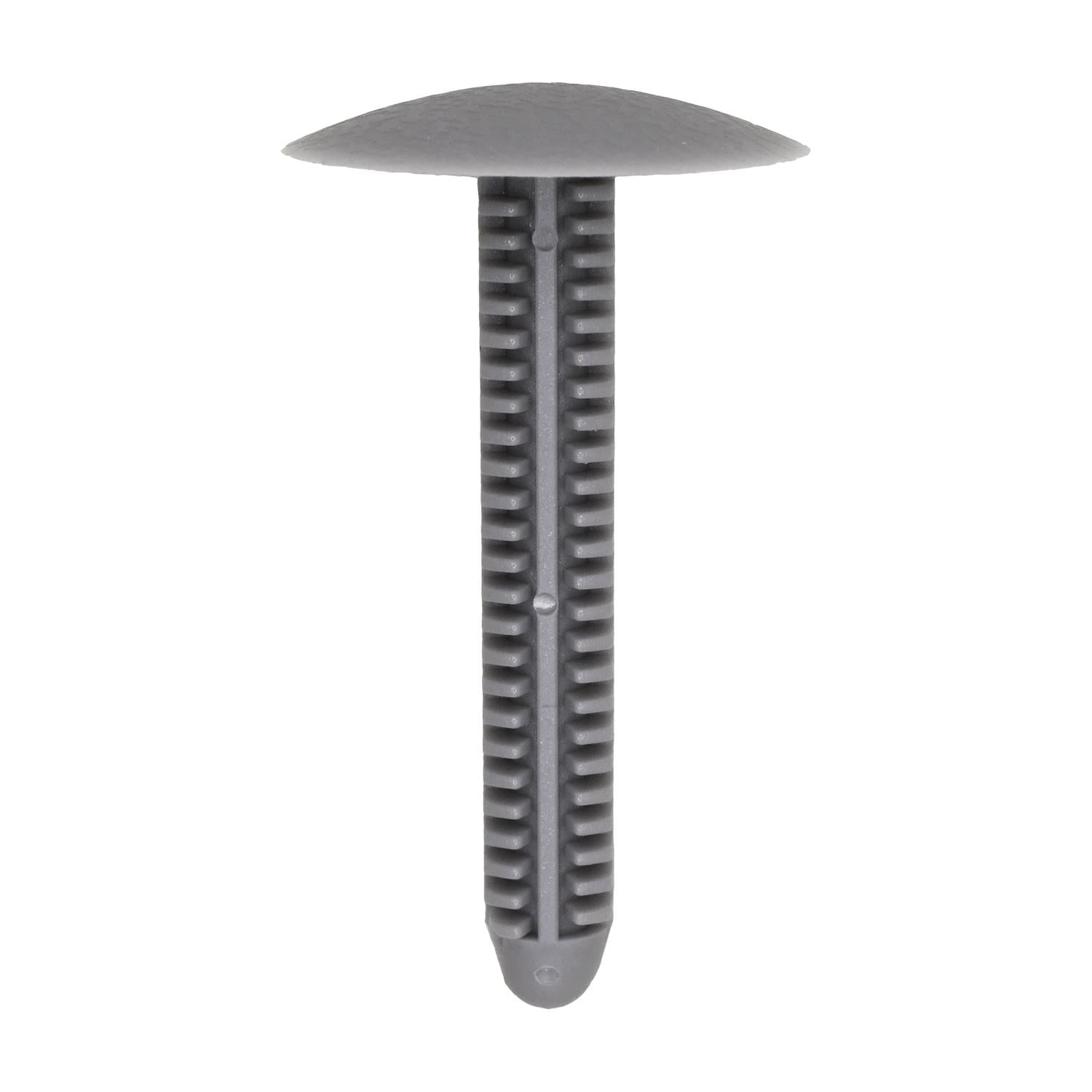 Auveco No. 19845 Ford Trim & Garnish Retainer Med. Graphite, Quantity - 25