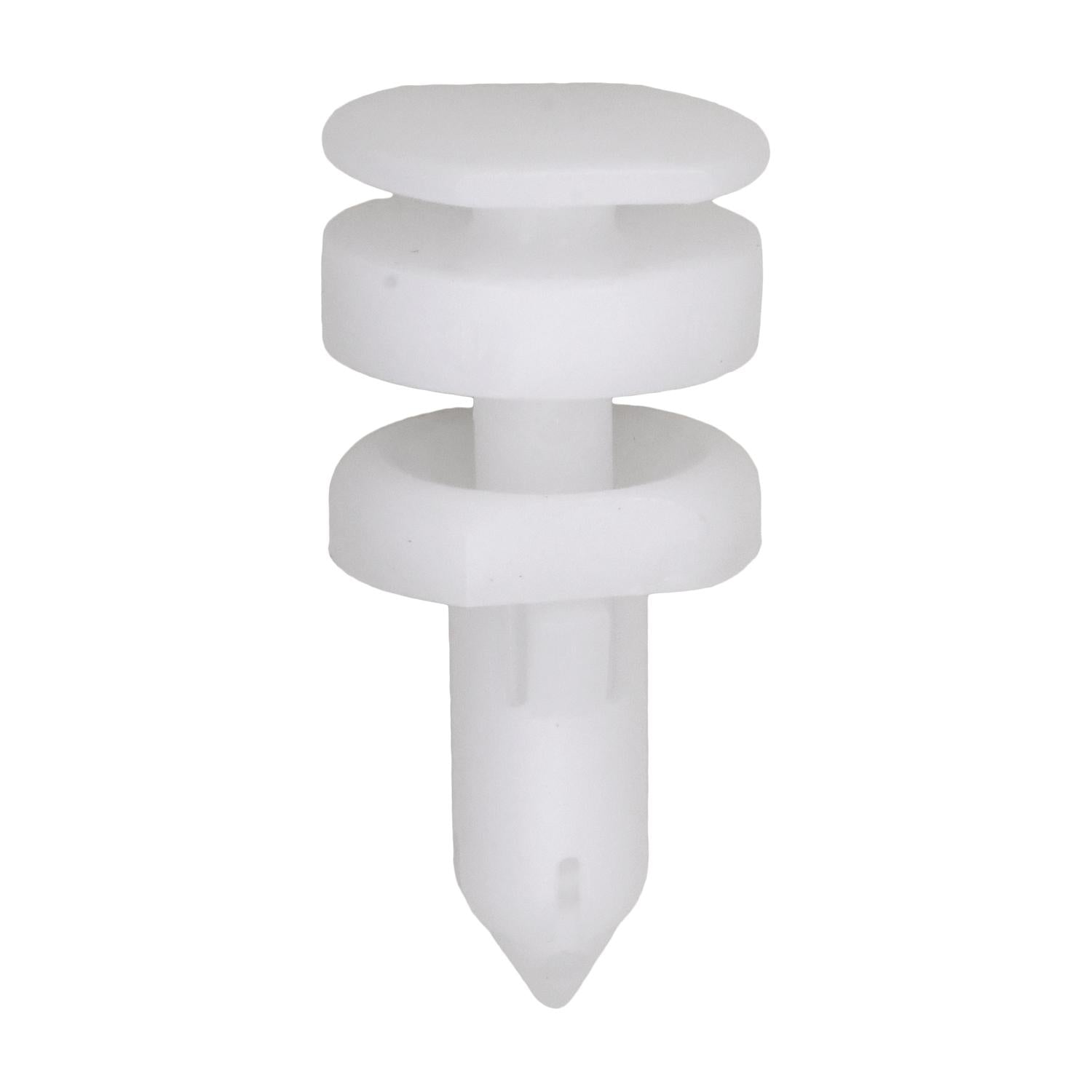 Auveco No. 20169 Ford Push-Type Retainer 15mm Head Diameter 13mm Stem Length, Quantity - 25