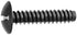 Auveco No. 20301 Slotted Truss Head License Plate Screw 1/4"-14, Quantity - 50