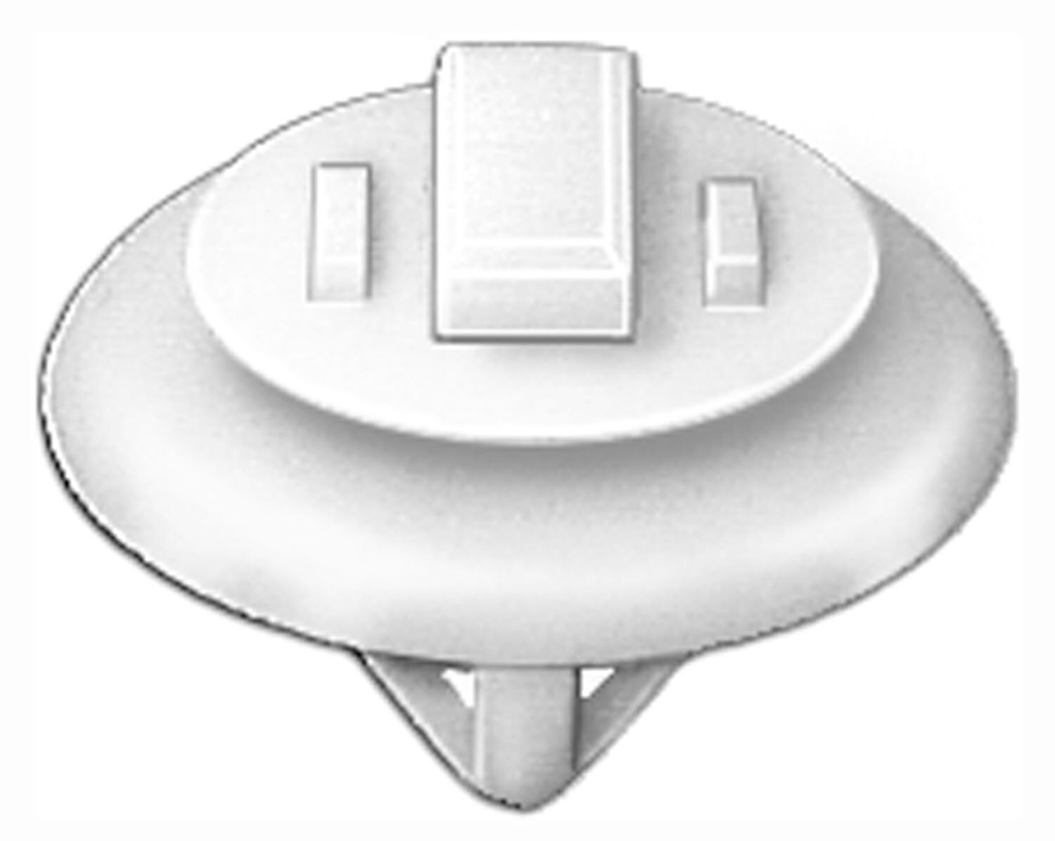 Auveco No. 20392 Ford Molding Clip 3/4" Head Diameter 15/32" Stem Length, Quantity - 10