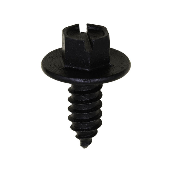 Auveco No. 20446 Slotted Hex Washer Head Lic. Plt Screw #14 X 5/8