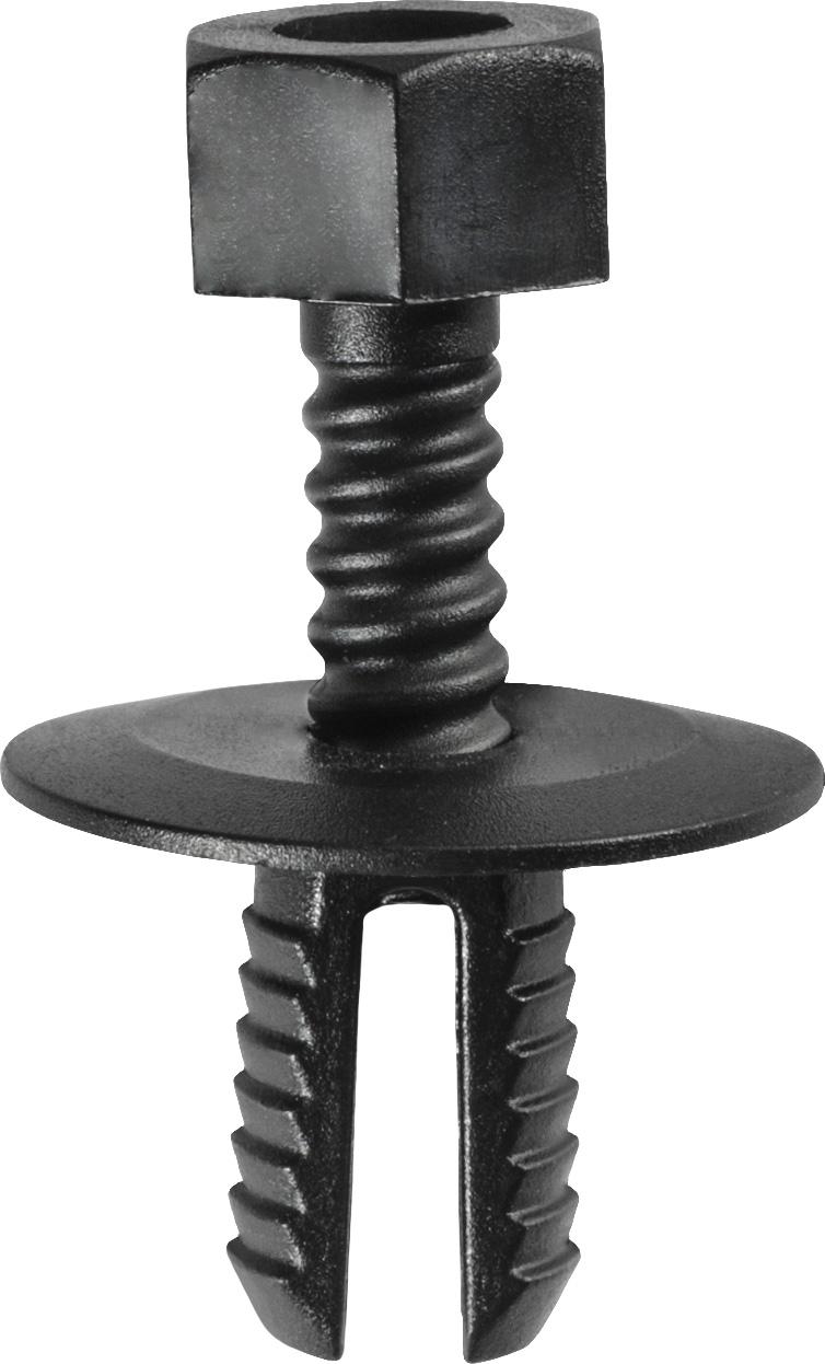 Auveco No. 20516 Ford Push-Type Retainer 20mm Head Diameter 13mm Stem, Quantity - 25