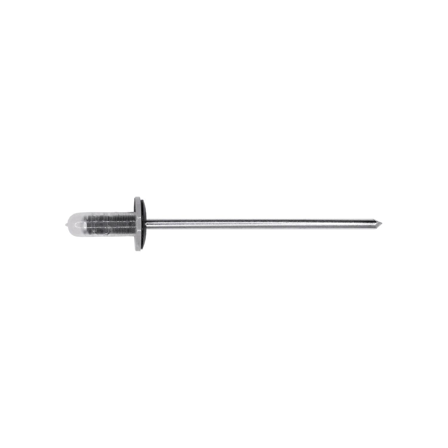 Auveco No. 20627 Toyota Specialty Rivet 1/8" Diameter 3/64"- 3/16" Grip Aluminum/Steel, Quantity - 10
