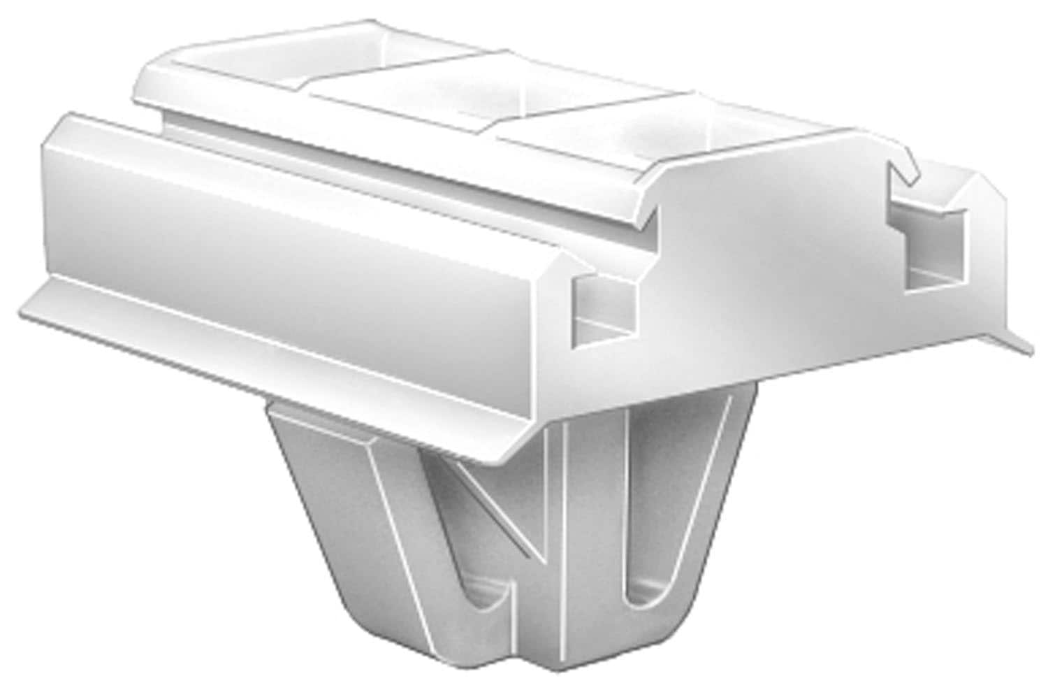 Auveco No. 20782 Honda Molding Clip - White, Quantity - 10