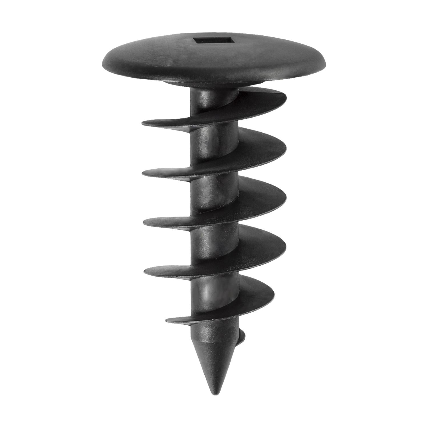 Auveco No. 20970 GM Ford & Chrysler Nylon Screw 22mm Head Outside Diameter 34mm Length, Quantity - 25