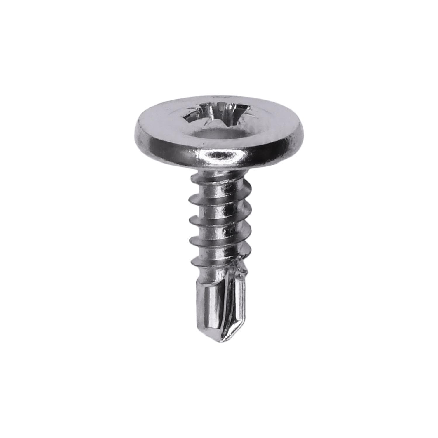 Auveco No. 21122 Phillips Washer Head Teks Screw, Quantity - 50