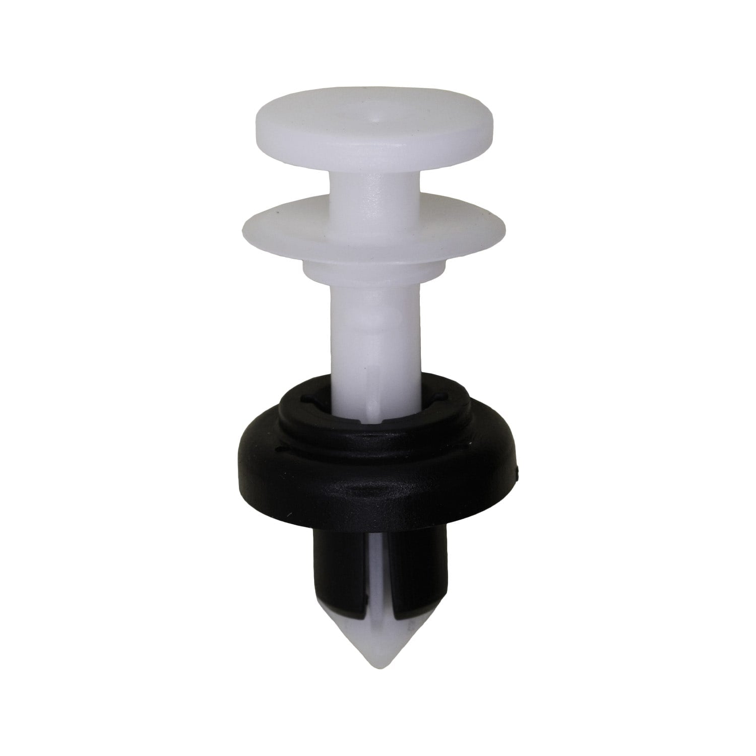 Auveco No. 21141 Honda Push Type Retainer - Black & White Nylon, Quantity - 10