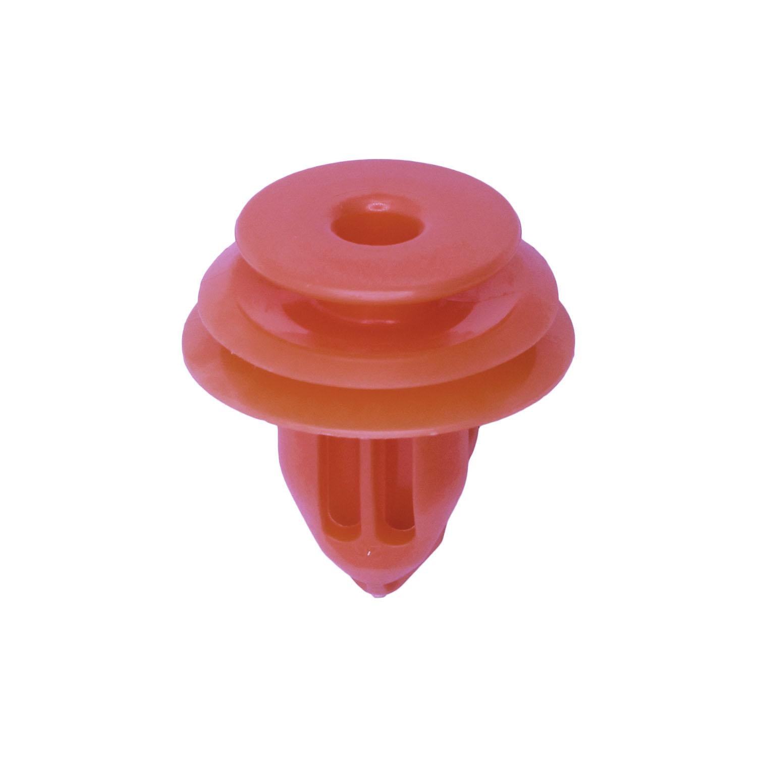 Auveco No. 21206 Honda Retainer Orange Nylon, Quantity - 15