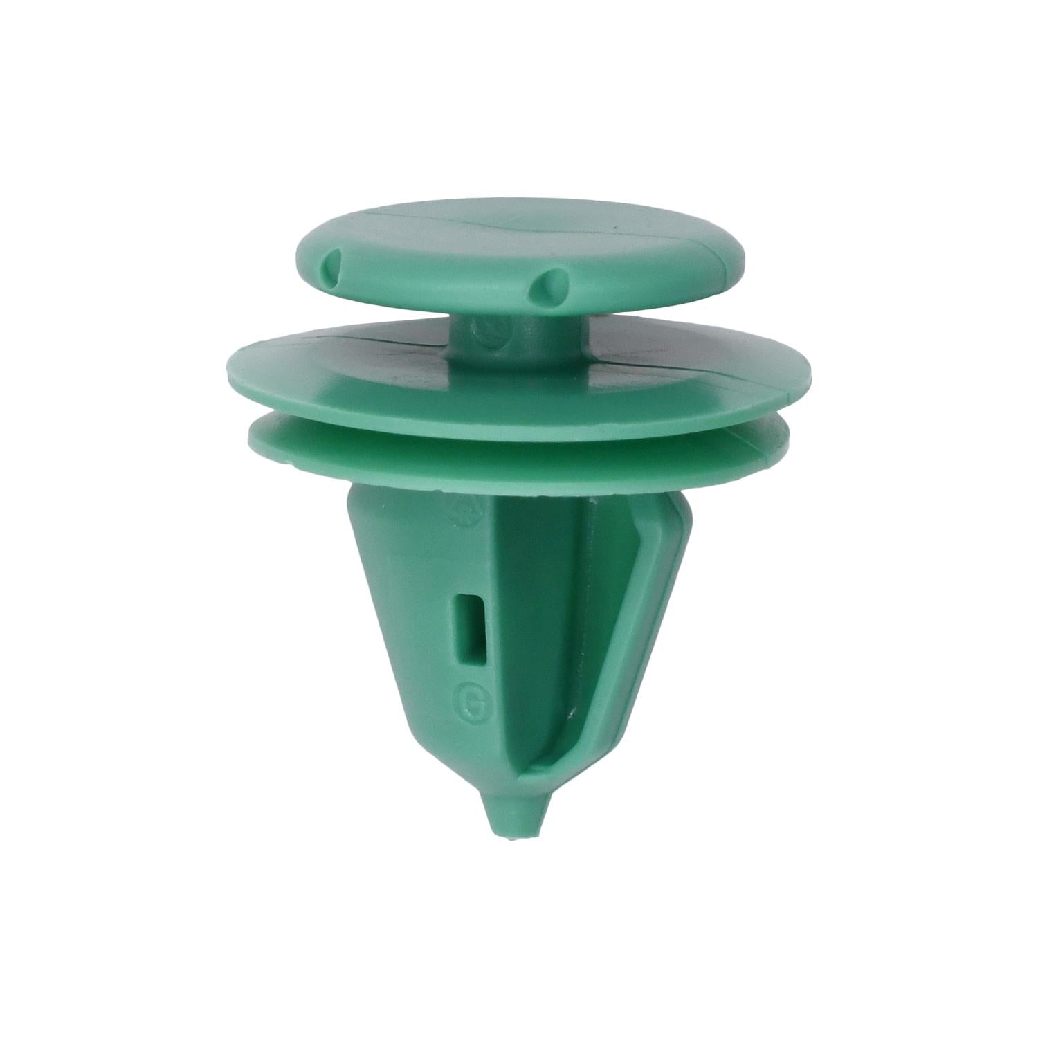 Auveco No. 21247 Ford Retainer Green Nylon, Quantity - 25
