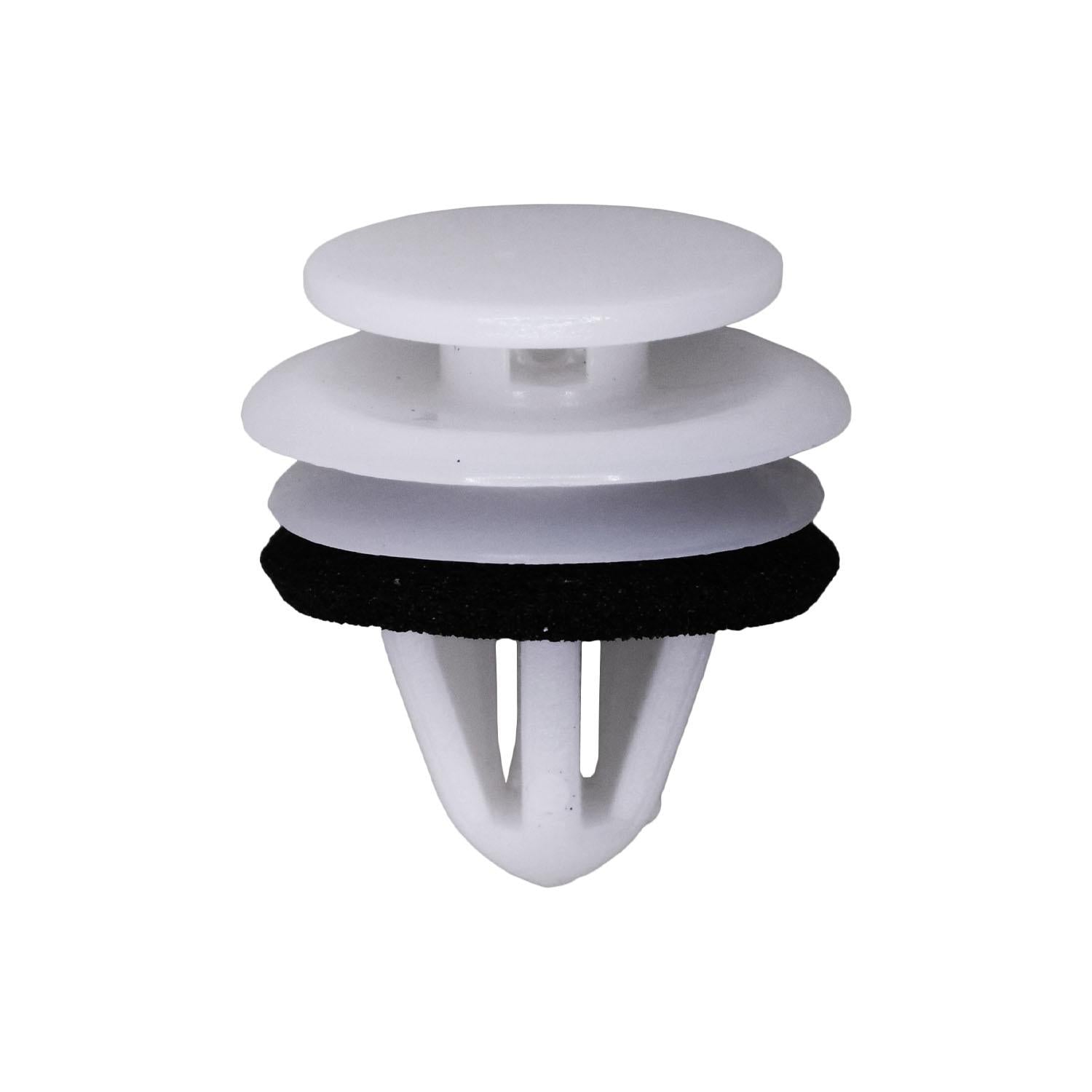 Auveco No. 21638 Honda Trim Panel Retainer With Sealer- White Nylon, Quantity - 15