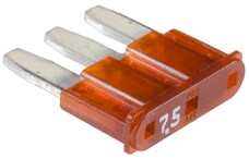 Auveco No. 21750 Ford Micro-Fuse 7-1/2" Amp Brown Color, Quantity - 2